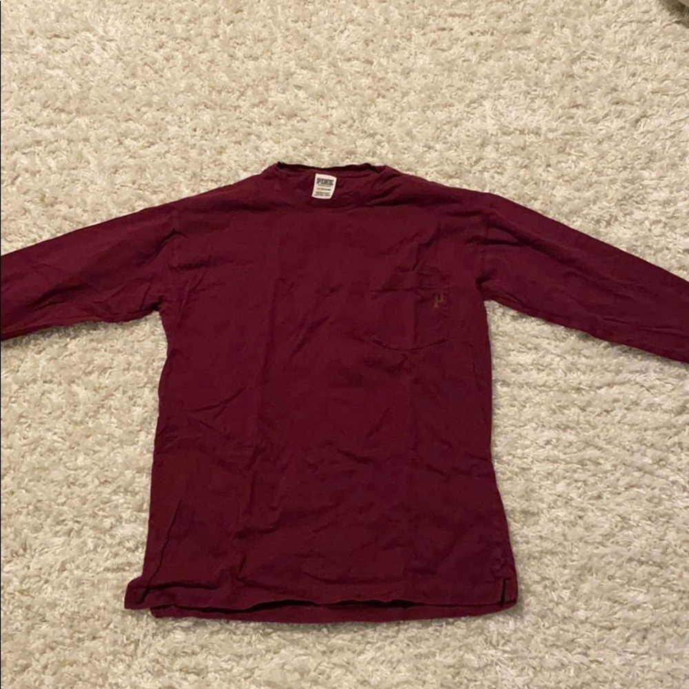 Pink long sleeve t shirt